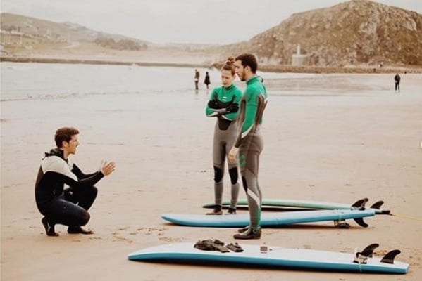 Surf el Pico (Vispieres, Spanien)