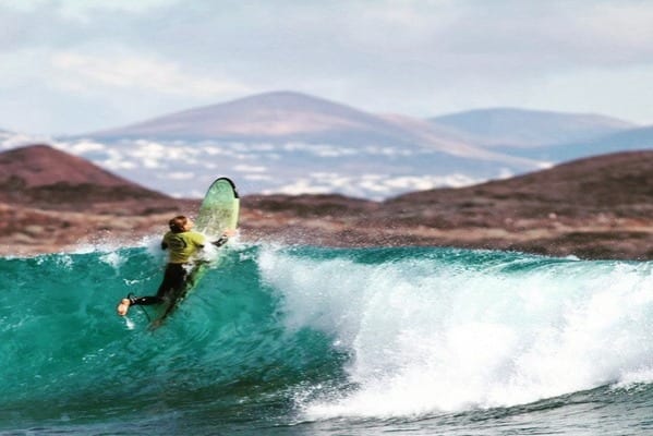 Spanish and Surf (Corralejo, Fuerteventura)